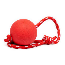 Rope & Ball Dog Toy for Puppy Teething Interactive Tug of War Toy for Medium Large Breed Durable Chew Toys for Boredom 7cm