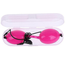 (Rose red) Eyepatch Laser Light Protective Safety Glasses Goggles Ipl Beauty Clinic Patient