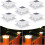 Solar Deck Post Lights – IP44 Waterproof, Touch Switch, 1