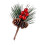 Artificial Pine Picks with Red Berries 2.4x4 inch 1