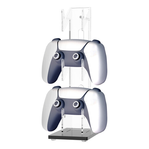 Acrylic Controller and Headset Stand 3-Tier 2-Pack