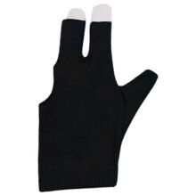 Snooker Cue Glove Black 3-Finger Design