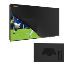 Outdoor TV Cover Black 60 to 65 Inch Waterproof with Zipper