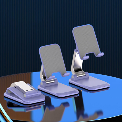 Foldable Desktop Phone Stand Adjustable Angle and Height