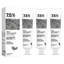 (3pcs) 7.5%nHAP Nano Hydroxyapatite Toothpaste Fluoride-Free Enamel Repair Whitening Toothpaste, Cool Mint Fresh Breath