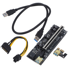 PCIe GPU Card Set Black Aluminum Copper Cooling