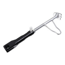 Motorcycle Side Stand Aluminum Alloy Black 1 Pack
