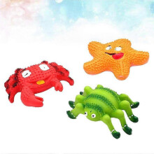 Assorted Color Pet Latex Toy for Dog Bite Resistance 3Pcs Pack