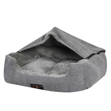 Skylos Extra Large Dog Bed Pet Cave Bed Washable Non Slip Removable Blanket Xl