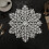 Snowflake Placemat Silver 38 cm 1