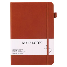 A5 Lined Notebook Hardcover 200 Pages Thick Smooth Paper