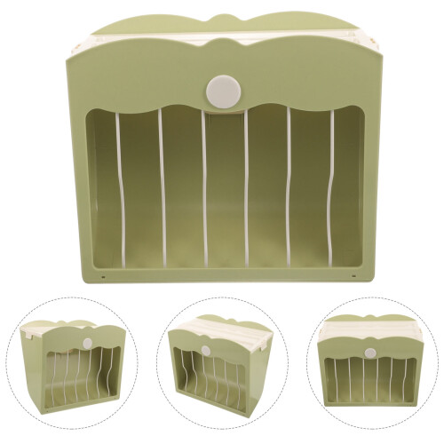 Plastic Bunny Feeder Holder Light Green Small Pet Cage