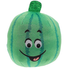 Pet Chewing Toy Green Watermelon Sound Squeaky Toy for Playing