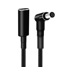 PD 100 W DC6544 auf USB-C-Kabel, 6,5 x 4,4 mm männlicher Eingang