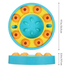 Leak Food Toy Dog Treat Dispenser for Feeding Plastic Interactive