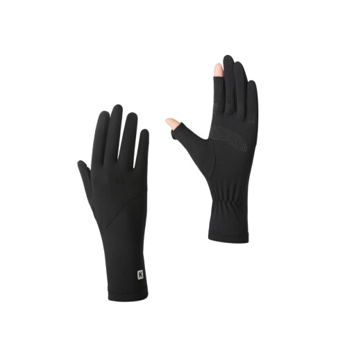 Women's UPF 50+ Sun Gloves Ice Silk Breathable Touchscreen
