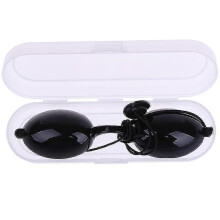 (Black) Eyepatch Laser Light Protective Safety Glasses Goggles Ipl Beauty Clinic Patient