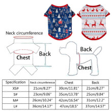 (M, Red box) New Year Pets Dogs Clothing For Small Medium Dogs Cosplay for Christmas Theme Winter Shirt Coat Clothes for Dog Puppy  XS