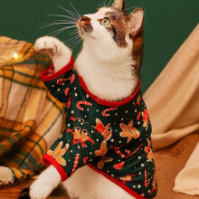 (XS, Fawn) New Year Pets Dogs Clothing For Small Medium Dogs Cosplay for Christmas Theme Winter Shirt Coat Clothes for Dog Puppy XS