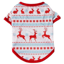 (M, Fawn) New Year Pets Dogs Clothing For Small Medium Dogs Cosplay for Christmas Theme Winter Shirt Coat Clothes for Dog Puppy XS