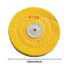 Cotton Cloth Polishing Wheel for Jewelry 4 in 50 Ply