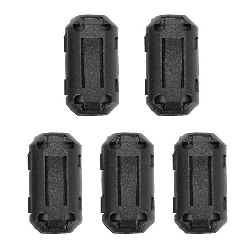 Ferrite Core Noise Suppression Clips 5 pcs 3.5/5/7/9/13 mm