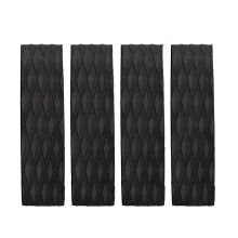 Tapis de Traction avant pour planche à poisson, 4 pièces-Noir