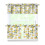 Yellow Lemon Kitchen Curtains Set with Valance 3-Piece 1