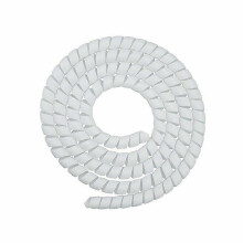 ((white)) Wire Protective Sleeve, Spiral Cable Management Tube for Bicycle Scooter, Universal Fit Multiple Colors