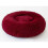 (60*60 cm, Red) Donut Shaped Pet Plush Cat Bed 1