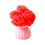 Mini Resin Flower Charms Flatback Cabochons Mixed Colors 1