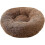 (60*60 cm, Brown) Donut Shaped Pet Plush Cat Bed 1