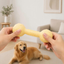 (A) Soft Rubber Chew Toy – Bite Resistant & Elastic – for Aggressive Chewers