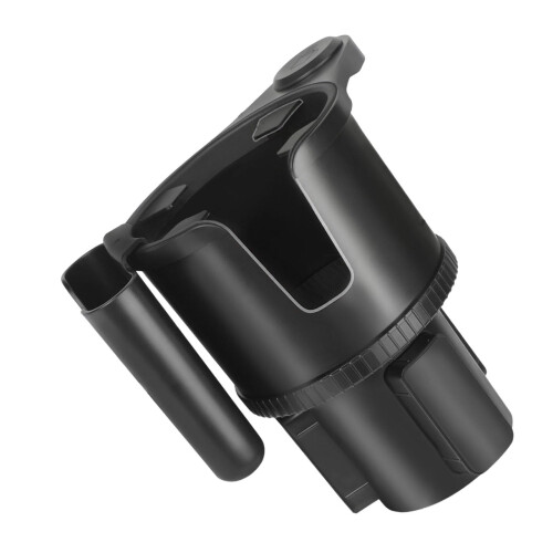 Car Cup Holder Expander with Phone Mount