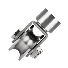 Poulie pivotante silencieuse en acier-48 roues en forme de U gr