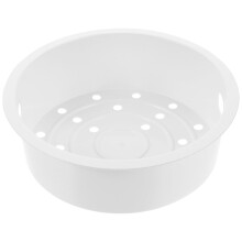 Kitchen Steamer Basket White Smooth-Edged for Pot