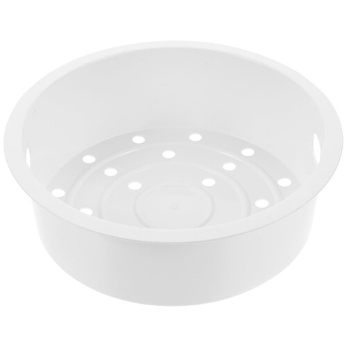 Kitchen Steamer Basket White Smooth-Edged for Pot