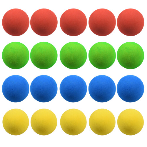 Balle de golf en mousse souple colorée pour intérieur,-20