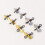 10Pcs Spinnerbait Props Plug Casting Fly Propeller-Silver L 5