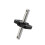 2X Differenziale Locker Spool Diff Lock Spool per  Slash Rustler Stampede 2Wd Bandit TE125 RC Car, Nero 7