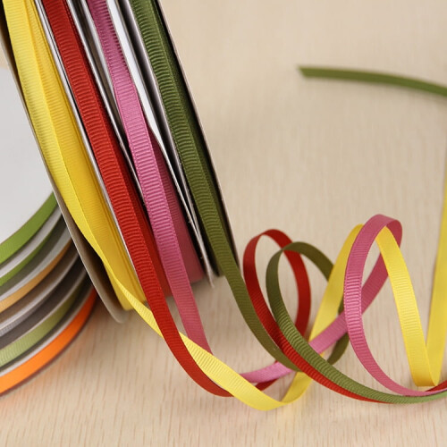 Dark Blue Polyester Craft Ribbon 6mm91m 3 Rolls 1