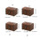 Classical Wooden Treasure Chest Savings Box for Children 5