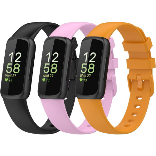 Fitbit Inspire 3 replacement band silicone wristband S/L