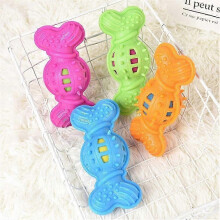 Pet Dog Bite Resistant Rubber Molar Toy Puppy Molars Rubber Ball for Teeth Training Molar