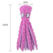 Pet Toy Cat Dog Voice Octopus Shell Puzzle Toy Bite Resistant Interactive Pet Dog Teeth Cleaning Chew Toy Pet Supplies,B