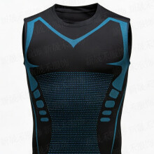 (gray, 2XL) Quick Dry Gym Tank Top Men Stretchy Breathable Training Sleeveless Compression Undershirt Running Basketball Vest