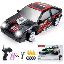 RC Drift Car 1:24 Scale 2.4GHz 4WD 15 km/h with 2 Batteries
