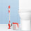 Ensemble brosse de toilette murale flexible avec couvercle 1