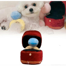 Diamond Ring Set Interactive Dog Toys, Unique Hide and Seek Dog Toys, BB Call
