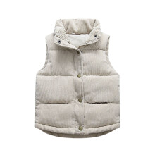 Corduroy vest for toddlers beige 3-4 years